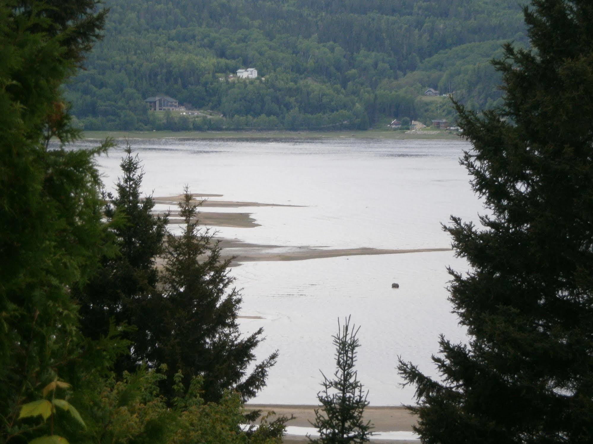 Apartamento Panoramique Du Fjord LʼAnse-Saint-Jean Exterior foto