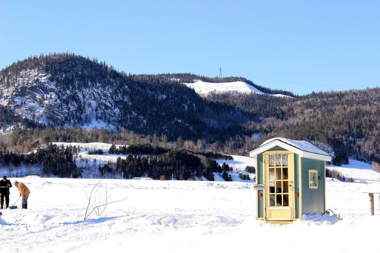 Apartamento Panoramique Du Fjord LʼAnse-Saint-Jean Exterior foto